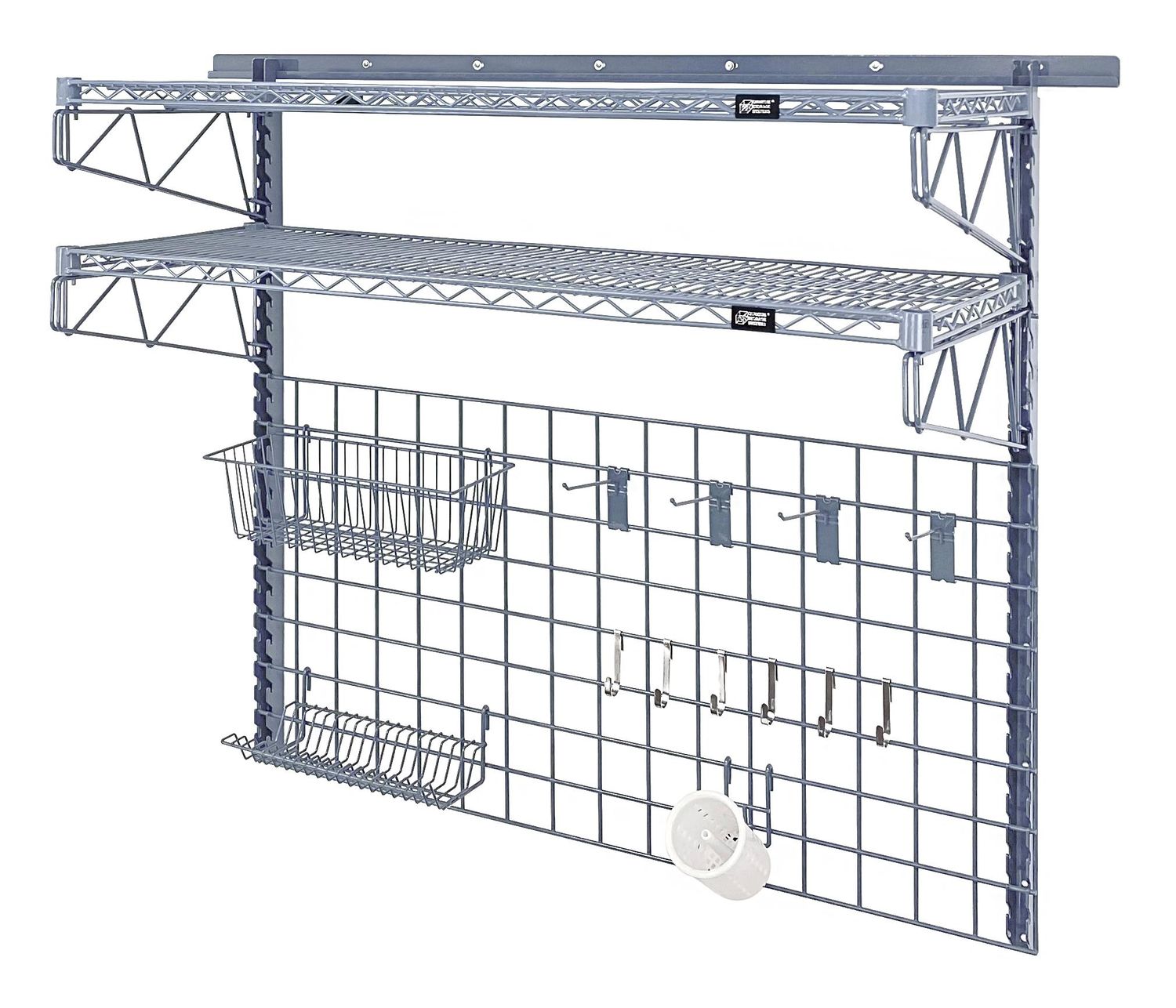 SGK-562448-1GY - Grey Commercial Kitchen organizer