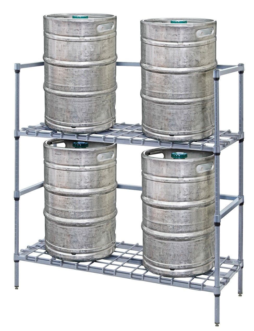 Beverage &amp; Tank containers 2 tier Dunnage shelf Grey