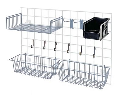 SG-A2GYBK - Smart Grid Accessory Pack 2 w/ 1 bin - Grey Epoxy