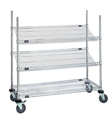 WRC-1848-3SL Slanted shelf cart