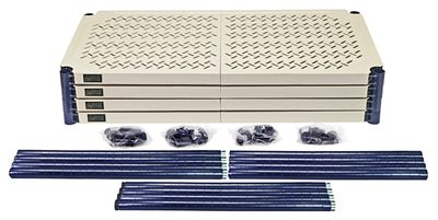 Wire Plastic Mat Shelving Kit