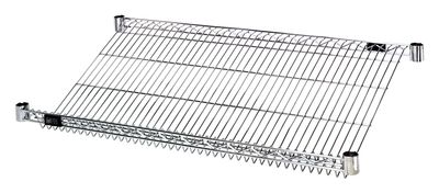 Wire Shelf Sloped Chrome