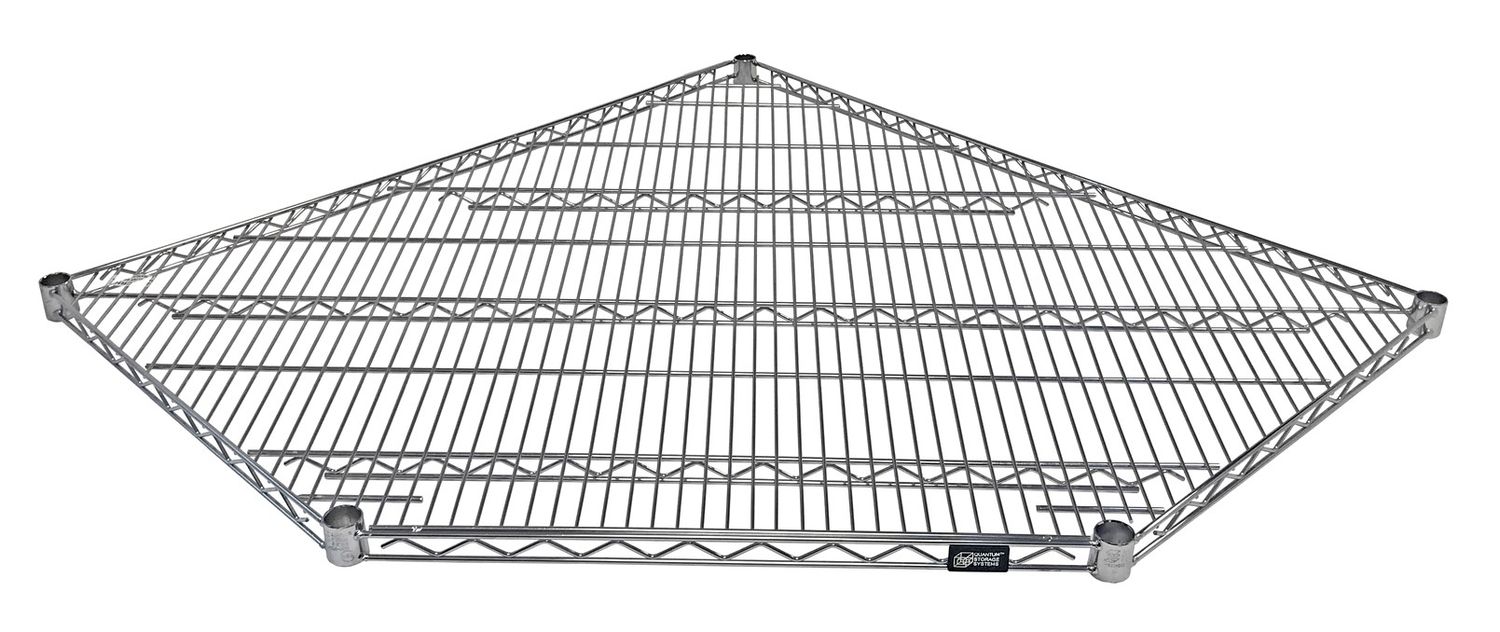 Wire Corner Shelf Chrome