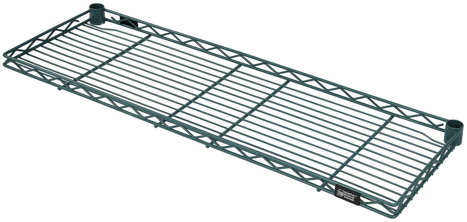 Wire Cantilever shelf - Green Epoxy