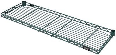 Wire Cantilever shelf - Green Epoxy