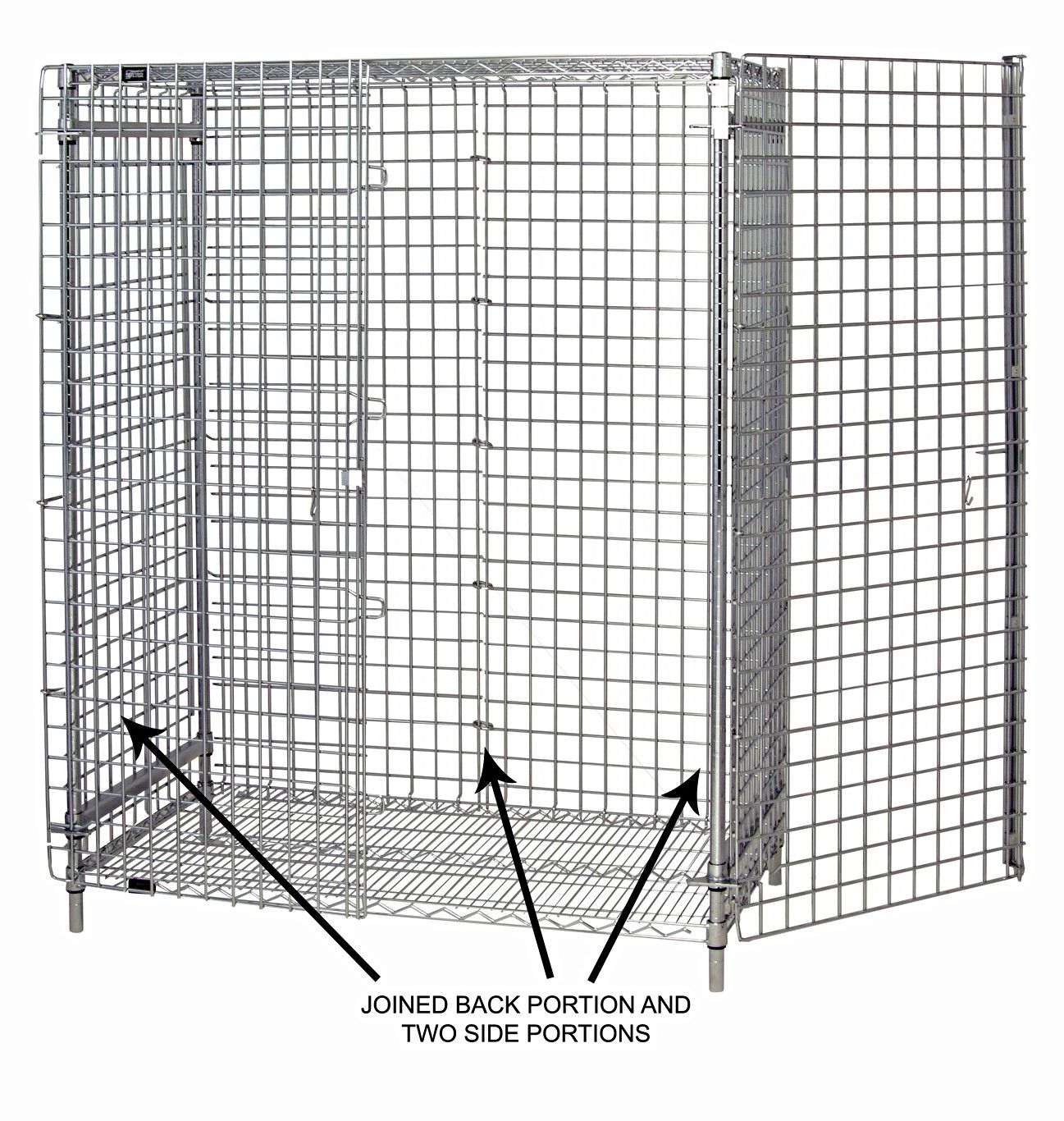 Chrome Security Enclosure Panels
