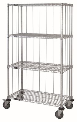 Wire shelving Linen Cart