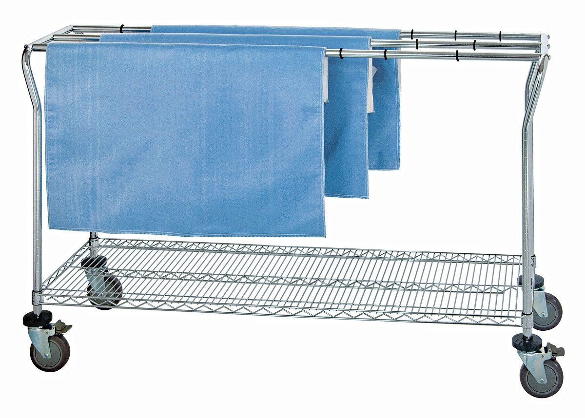 Low Profile Sterile Wrap Cart