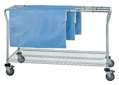 Low Profile Sterile Wrap Cart