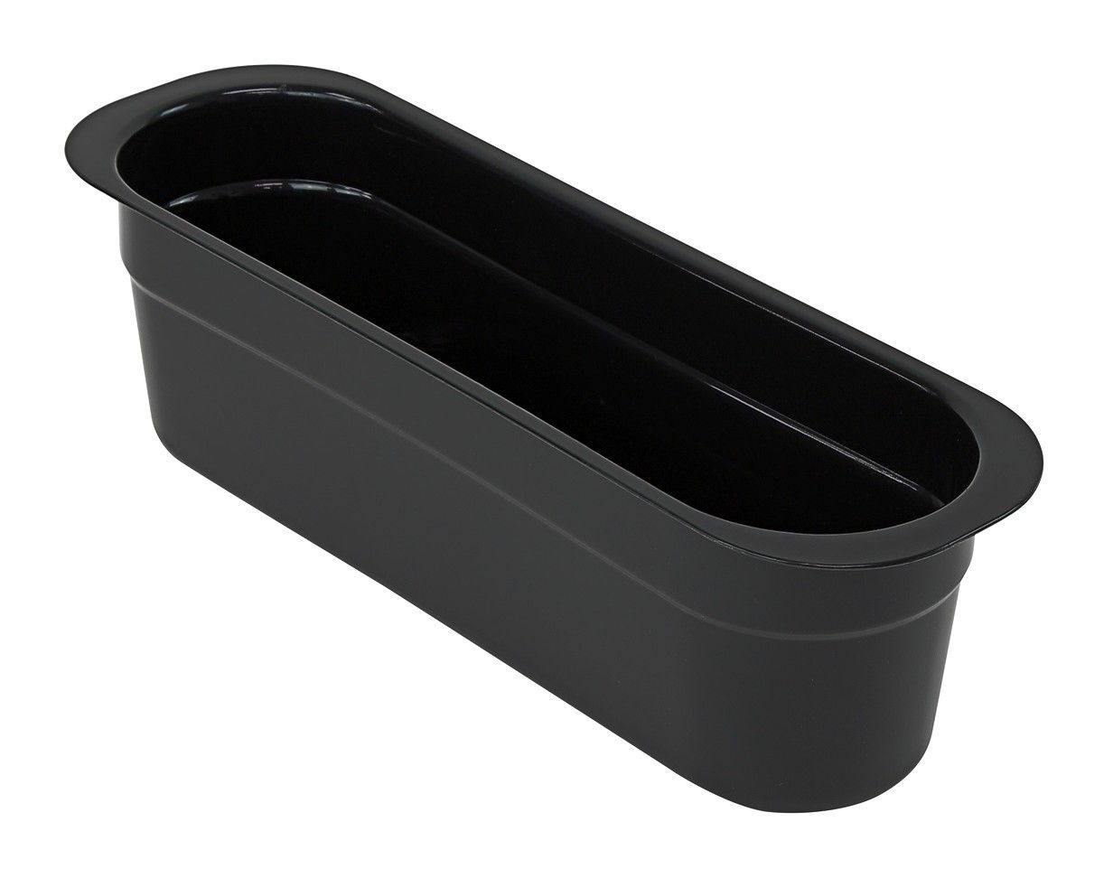 FSB-1544 - 14.2x4.4x4.1&quot; Food grade Tray, Colour: Black