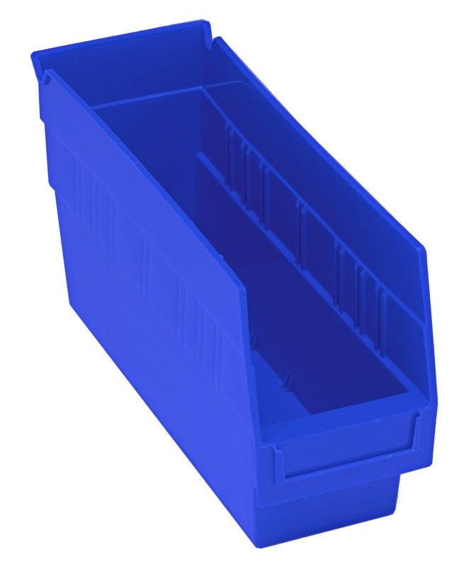 QSB201 - 11.6&quot;x4.1&quot;x6&quot; Shelf bin, Colour: Blue