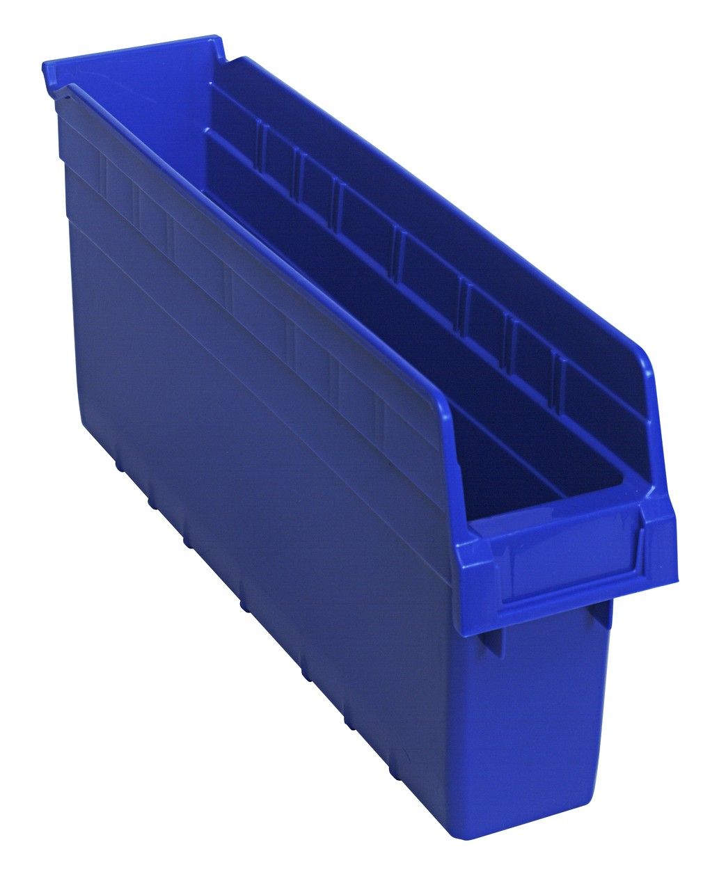 QSB803  - 17.9&quot;x4.1&quot;x8&quot; Shelf bin, Colour: Blue