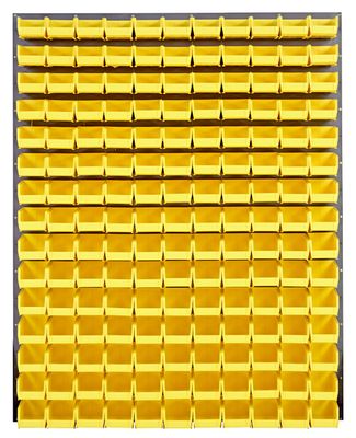 QLP-4861-220-165 - 48x61&quot; Louvered panel  w/QUS220 bins