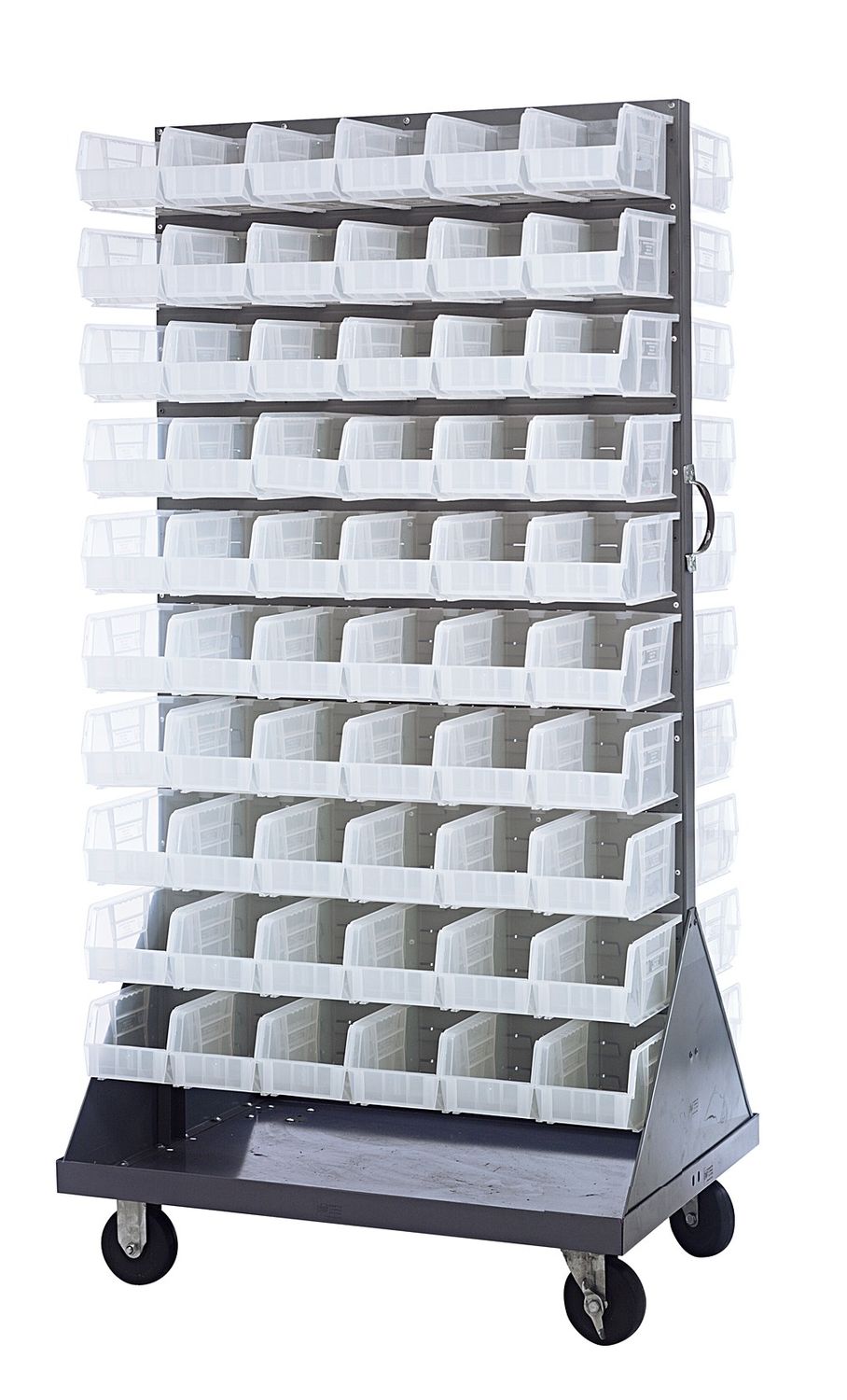 QMD-36H-230 Louvered panel cart w/QUS230, Colour: Clear