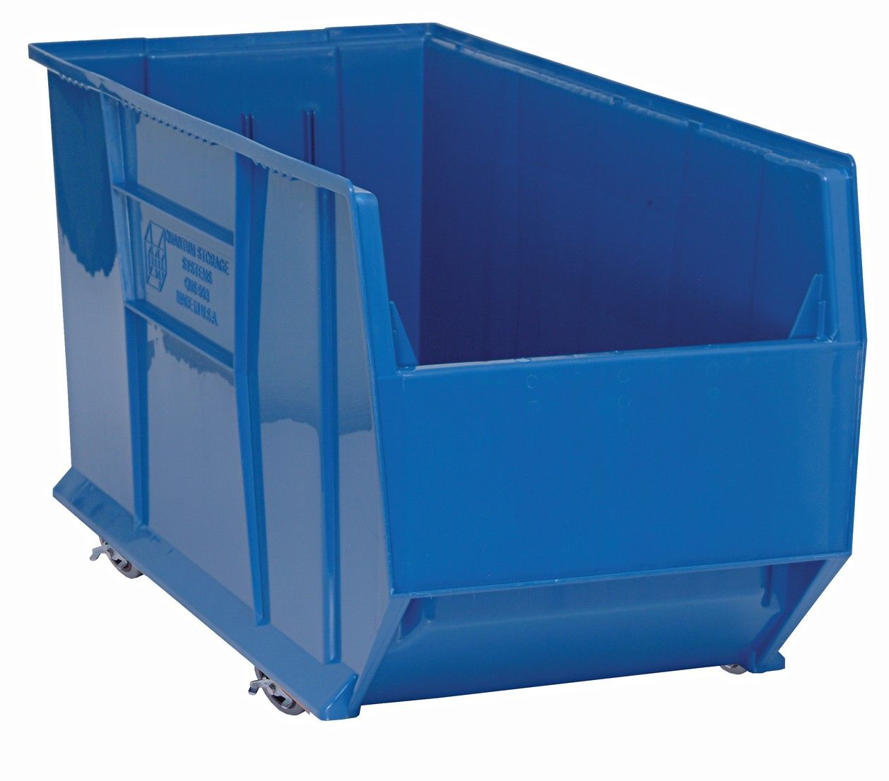 QUS994MOB  35.9&quot;x16.5&quot;x17.5&quot; mobile bin, Colour: Blue