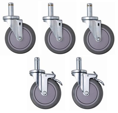 WR-00H-5 - 5 Wheel kit for Corner shelf