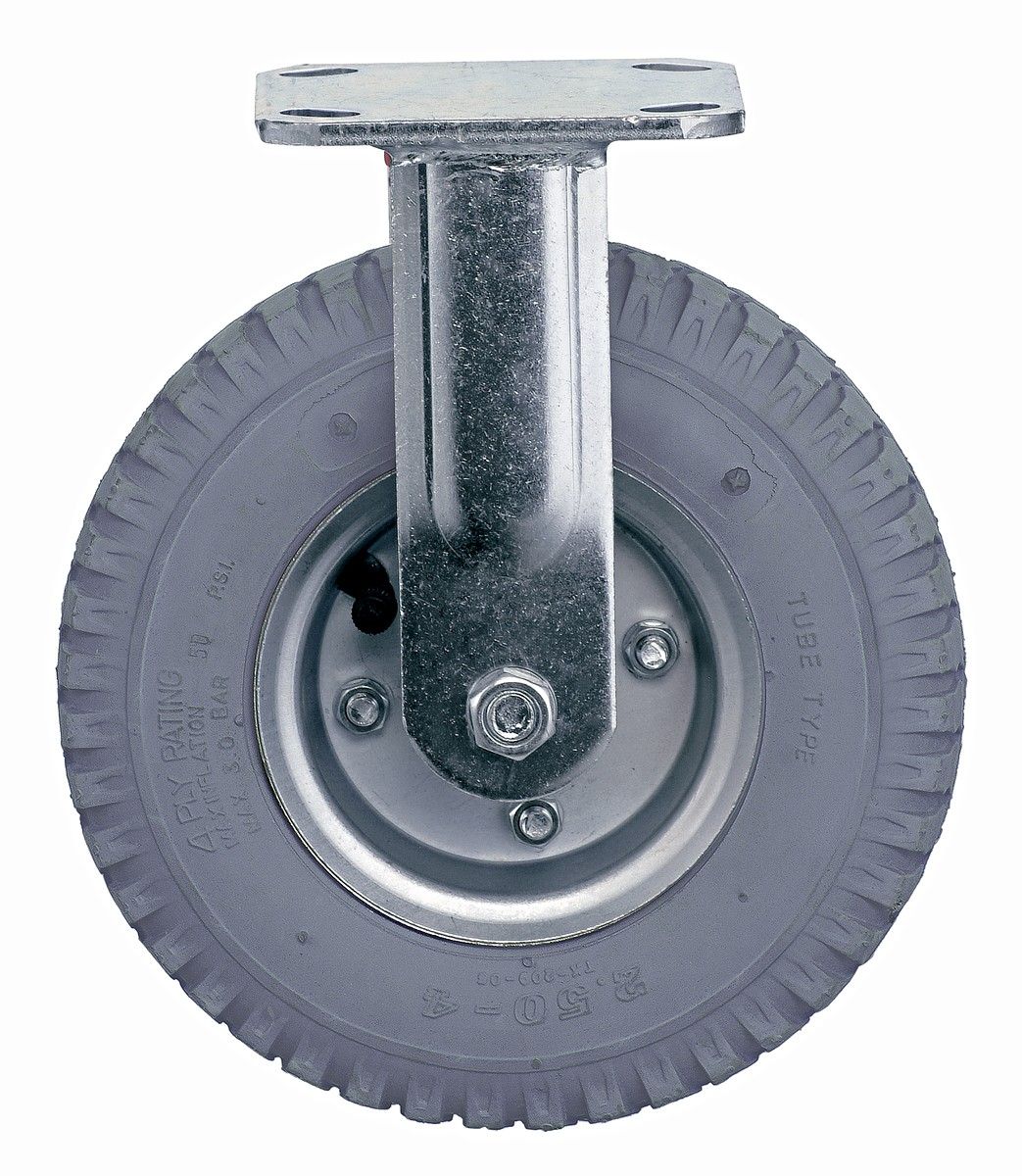 PT-NR  8&quot; Pneumatic rigid plate caster