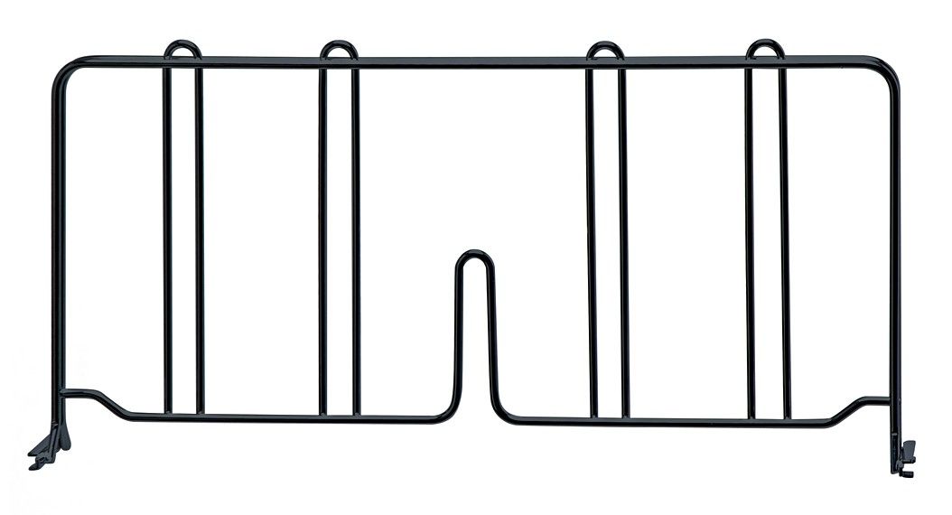 WIRE SHELF DIVIDER, Part Number: DIV12BK - 12&quot; Black Epoxy