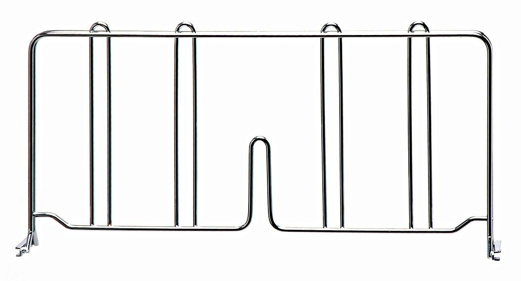 WIRE SHELF DIVIDER, Part Number: DIV12 - 12" Chrome
