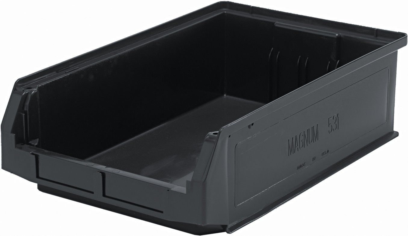 QMS531 - 19.8x12.4x5.9&quot;, Colour: Black