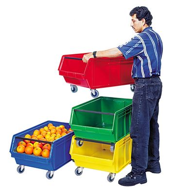 QMS843MOB 29x18.4x11.9&quot; mobile bin