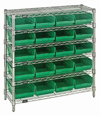WR6-36-1236-107 Wire shelving w/QSB107