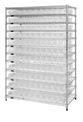WR74-1248-110101 Wire shelving 110pcs QSB101 bins