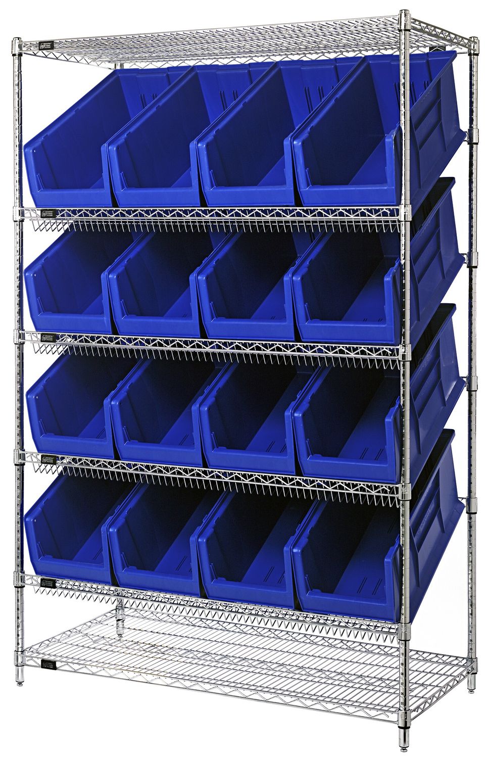 WRSL6-74-2448-953 Slanted shelving w/QUS953, Colour: Blue