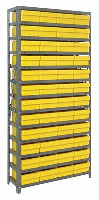 1275-701 - 12x36x75&quot; shelving w/QED701
