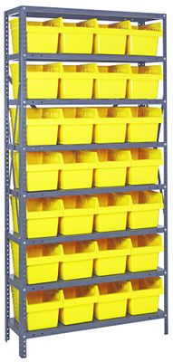 1275-SB807 - 12x36x75&quot; shelving w/QSB807