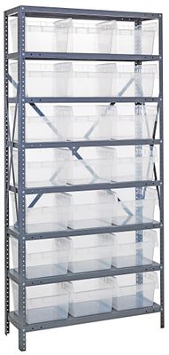 1275-SB809 - 12x36x75&quot; shelving w/QSB809