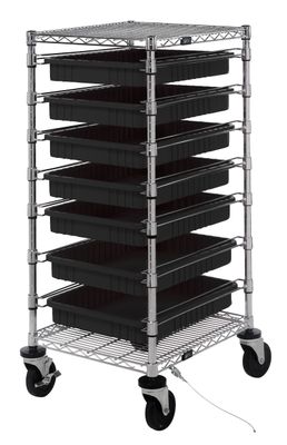 BC212439M2CO - Conductive Dividable Grid bin Cart, Colour: Conductive