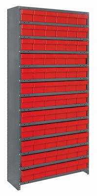 CL1275-601701 Closed shelving w/QED601, QED701