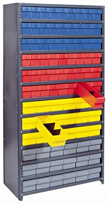 CL1875-624 Closed shelving w/QED602, QED604