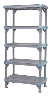 MILLENIA Solid shelving unit w/5-18x24&quot; Shelves