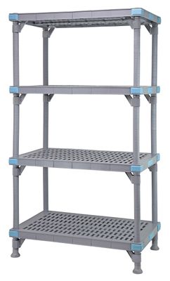 MILLENIA Vented shelving unit w/4-18x24&quot; Shelves