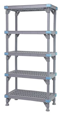 MILLENIA Vented shelving unit w/5-18x24&quot; Shelves