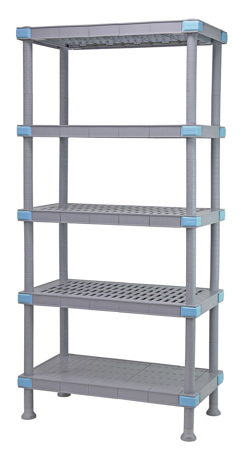 MILLENIA Vented/Solid shelving unit w/5-18x24&quot; Shelves