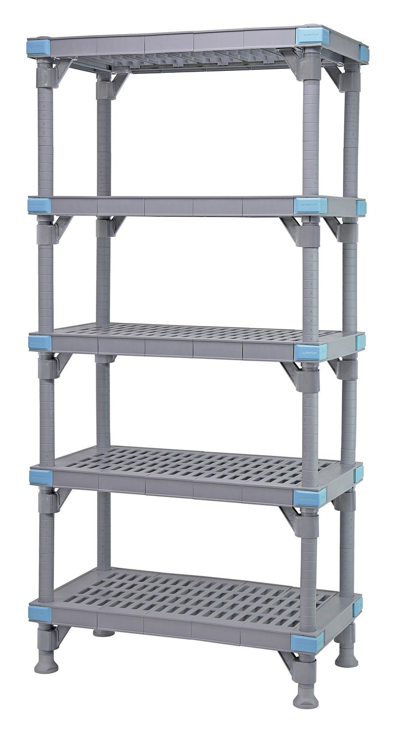MILLENIA Vented shelving unit w/5-18x48&quot; Shelves
