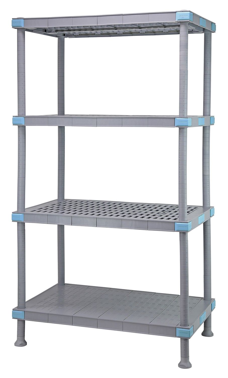 MILLENIA Vented/Solid shelving unit w/4-18x54&quot; Shelves