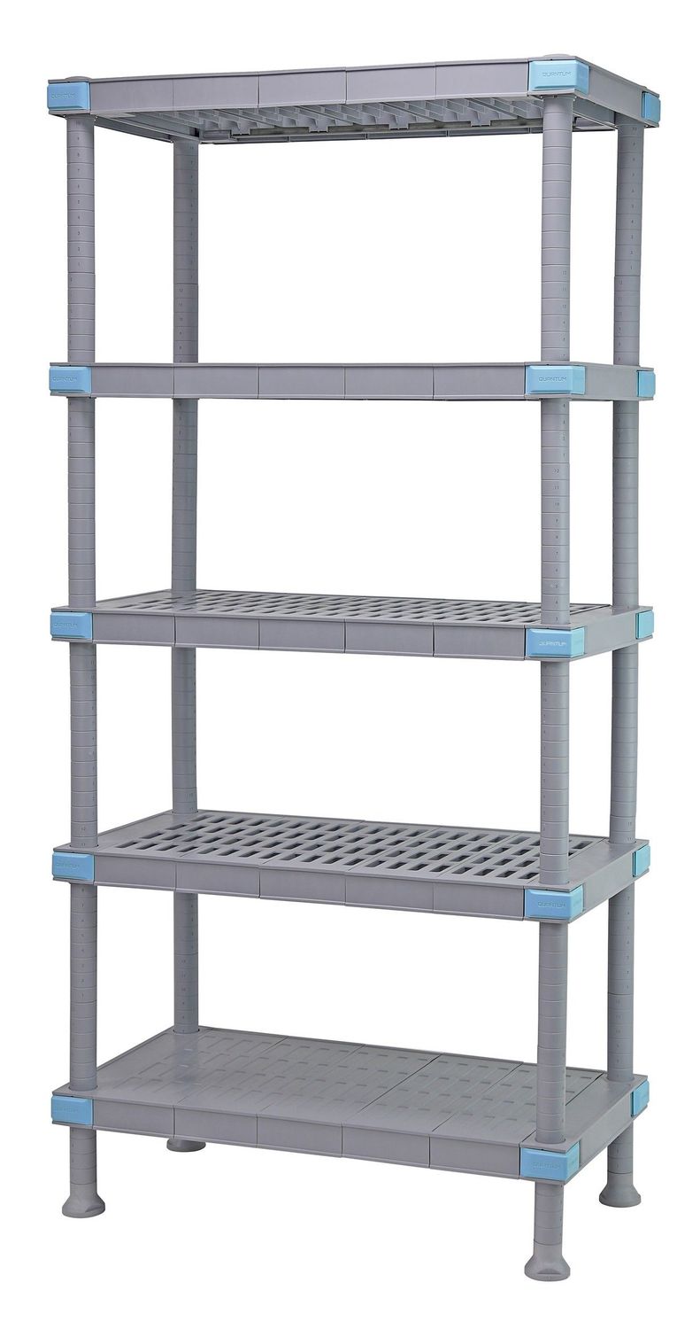 MILLENIA Vented/Solid shelving unit w/5-18x54&quot; Shelves