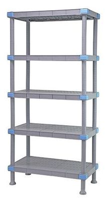 MILLENIA Solid shelving unit w/5-21x48&quot; Shelves