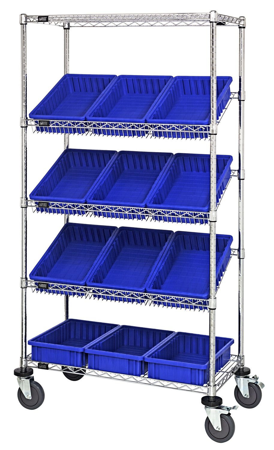 MWRS-5-92035 - Wire cart w/DG92035, Colour: Blue