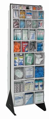 QFS270-72 - 70&quot; Tip-Out bin 2-sided frame w/bins