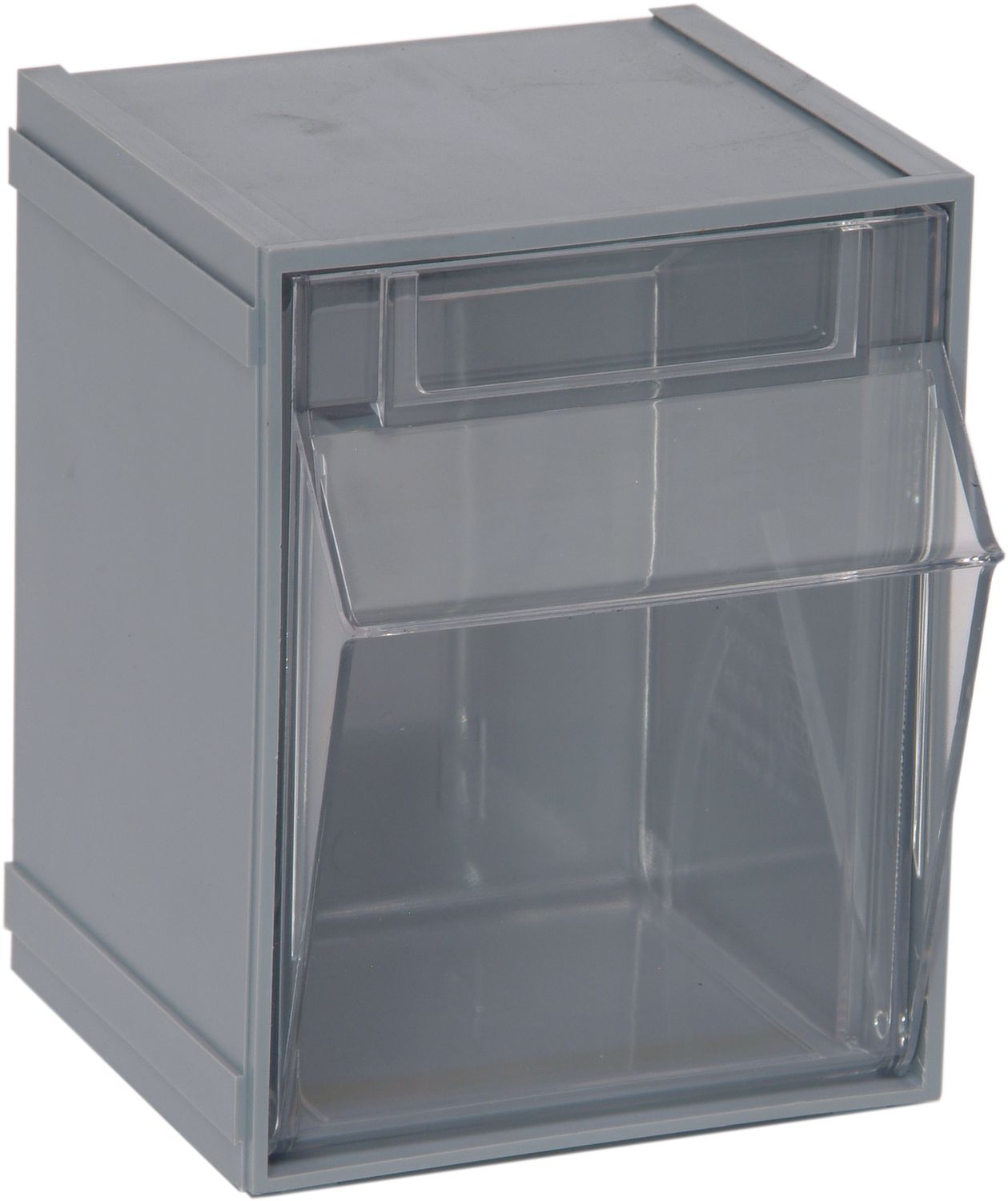 QTB405 - Interlocking Tip-Out bin, Colour: Grey