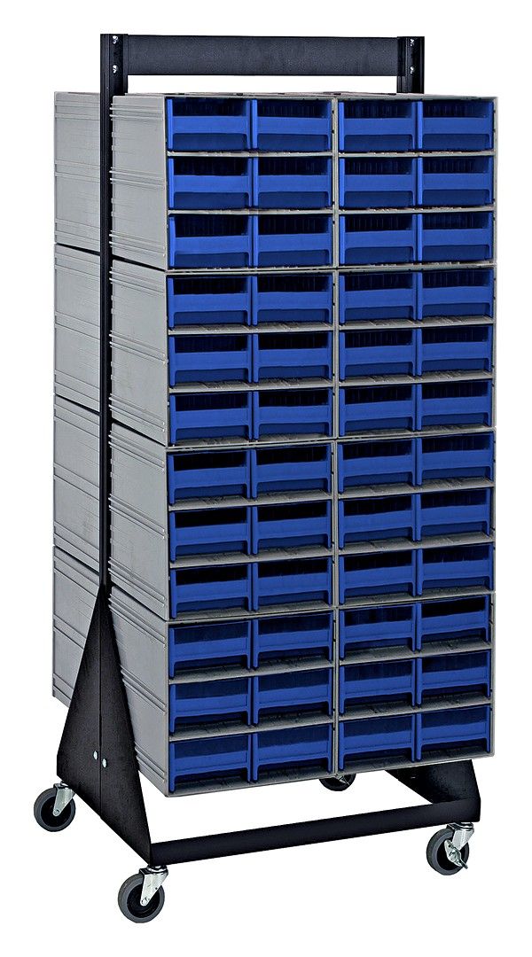 QIC-248-64 Floor model drawer cabinet, Colour: Blue