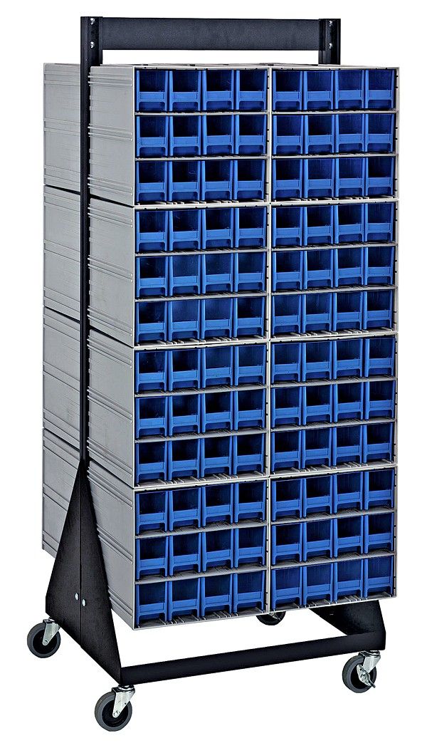 QIC-248-122 Floor model drawer cabinet, Colour: Blue