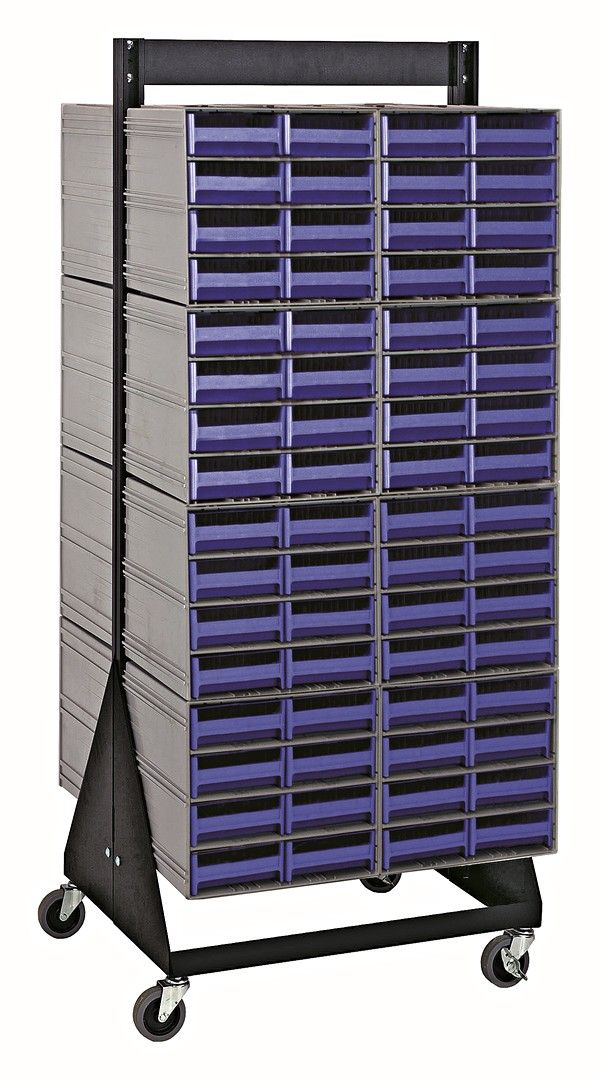 QIC-248-83 Floor model drawer cabinet, Colour: Blue