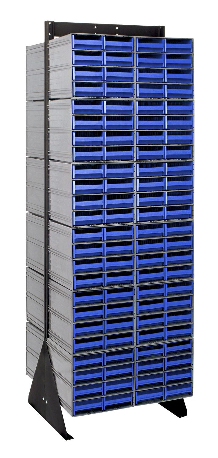 QIC-270-83 Floor model drawer cabinet, Colour: Blue