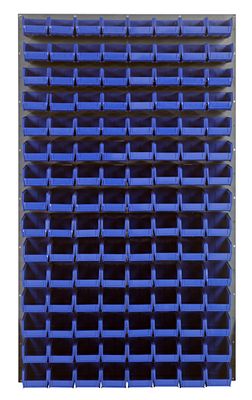 QLP-3661-220-120 - 36x61&quot; Louvered panel  w/QUS220 bins